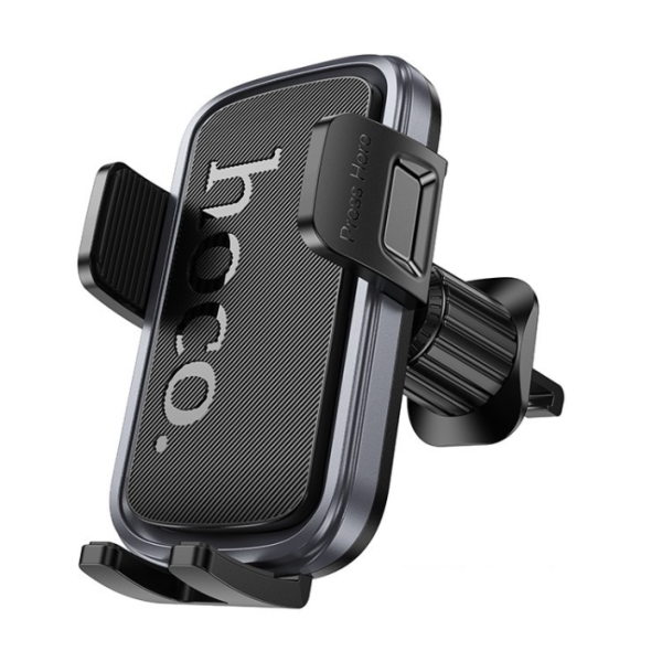 Тримач для гаджетів на дефлектор Hoco H78 Vista пластик чорний