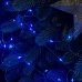 Світлодіодна гірлянда-нитка прозорий дріт 100 LED Magic Lights USB на батарейках 10 м синій