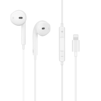 Навушники дротові HOCO L7 Plus Original (Lightning) White new