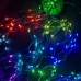 Світлодіодна гірлянда-нитка зелений дріт Кінський хвіст 400 LED SFK-02 Bluetooth USB з пультом крапля 2 м мульти