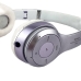 Навушники бездротові накладні S460 FM MP3 Bluetooth фіолетовий