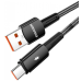 Кабель USB/Type-C 2 м ESSAGER EXC120-CGA01-P Sunset 120 Вт 6 А чорний