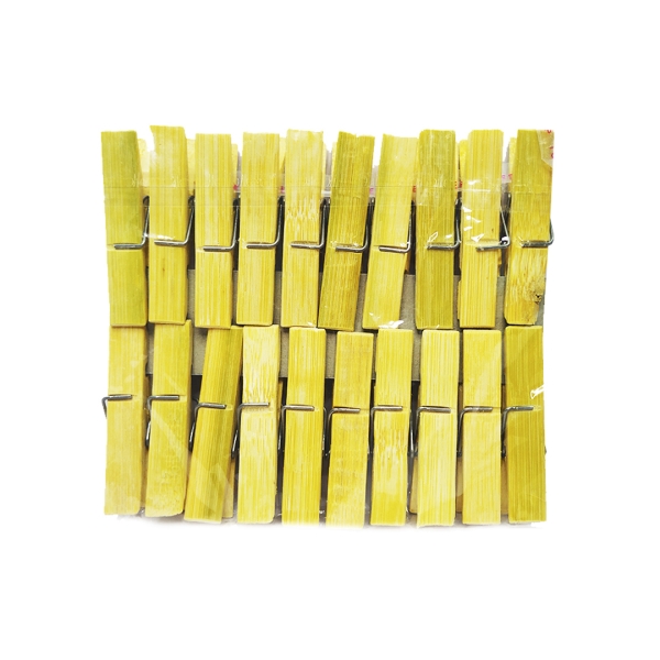 / Прищепки для белья "Бамбук" деревянные  6*1см (набор 20шт.)