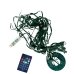 Світлодіодна гірлянда-нитка зелений дріт Кінський хвіст 400 LED SFK-02 Bluetooth USB з пультом крапля 2 м мульти