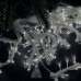 Світлодіодна гірлянда-завіса прозорий дріт 80 LED ліхтарики 2 х 2 м 8 режимів білий