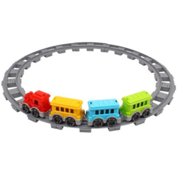 Залізниця з колією Technok Toys 0914 156 см різнобарвний