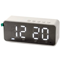 Колонка портативна з годинником Kimiso K-12 Bluetooth білий