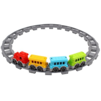 Залізниця з колією Technok Toys 0914 156 см різнобарвний