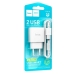 Зарядний пристрій з кабелем 2xUSB/microUSB 1 м HOCO C141A Smart 10.5 W 5 V 2.1 А білий