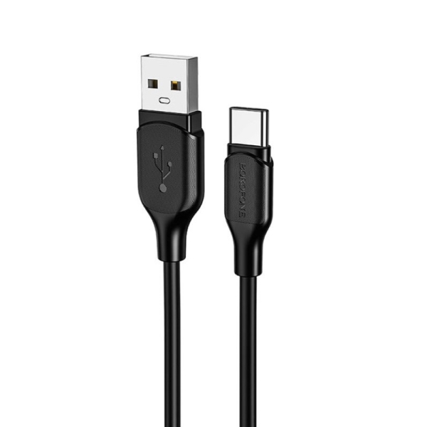 Кабель USB/Type-C 1 м BOROFONE BX42 3 A чорний
