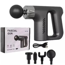 Масажер портативний Fascial Gun KH-740 перкусійний чорний