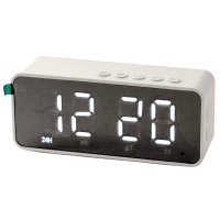 Колонка портативна з годинником Kimiso K-12 Bluetooth білий