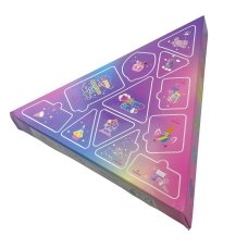 Набір дитячої декоративної косметики Адвент-календар 238-7B рожевий з фіолетовим