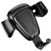 Тримач для гаджетів на дефлектор Baseus Gravity Car Mount пластик чорний