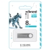 Флеш пам'ять USB 8 GB Wibrand Puma USB 2.0 сріблястий