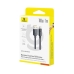 Кабель USB/Type-C 1 м Baseus Foamed 100 Вт чорний
