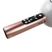 Мікрофон динамічний бездротовий WSTER WS-878 для караоке LED Bluetooth золотистий з білим
