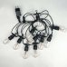 / Світлодіодна гірлянда "Спалах" чорний дріт 10 LED Magic Lights 5 м жовтий / Світлодіодна гірлянда "Спалах" чорний дріт 10 LED Magic Lights 5 м жовтий