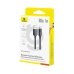 Кабель USB/Type-C 1 м Baseus Foamed 100 Вт чорний
