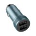 Автомобільний зарядний пристрій 2хUSB HOCO Z49 12 W сірий