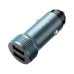 Автомобільний зарядний пристрій 2хUSB HOCO Z49 12 W сірий