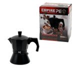 Кавоварка гейзерна алюмінієва Empire EM-6608 Блек V 200 мл чорний