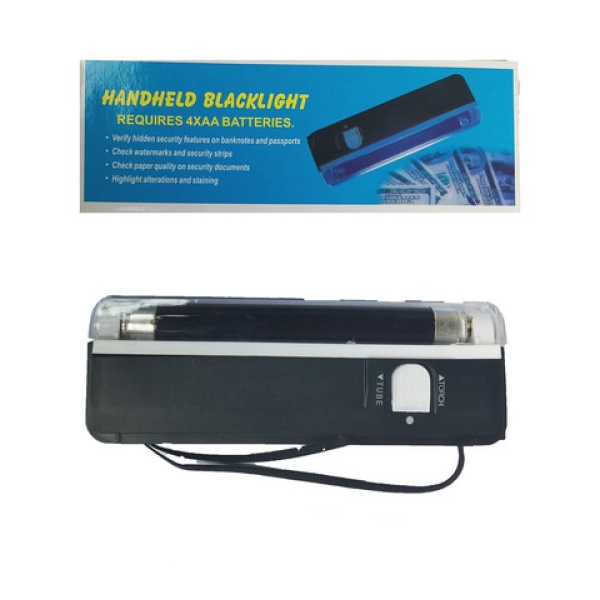 / Детектор валют портативний UKC 6V 4W 16х6 см 4 батарейки АА