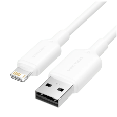 Кабель USB/Apple Lightning 2 м Vention 2.4 А білий