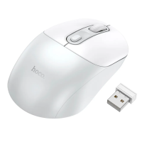 Комп'ютерна миша бездротова Hoco GM28 сірий з білим