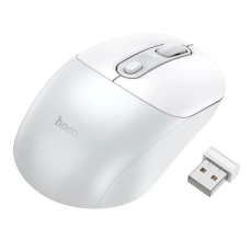 Комп'ютерна миша бездротова Hoco GM28 сірий з білим