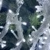 Світлодіодна гірлянда-завіса прозорий дріт 192 LED ліхтарики 3 х 3 м 8 режимів білий