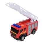 Іграшкова пожежна машина Автопром 7996 світлові та звукові ефекти пластик 14 см червоний