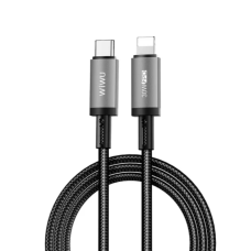 Кабель Type-C/Apple Lightning 1 м WIWU Wi-C056 Titanlink 30 Вт чорний
