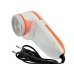 Машинка для видалення катишків Gemei GM-230 з насадкою для чищення від мережі білий з помаранчевим