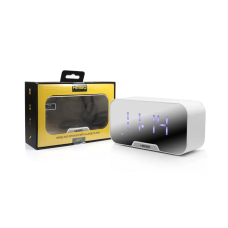 Мінідинамік Bluetooth з годинником KIMISO K-10 чорний new