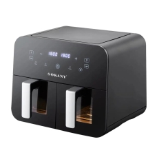 Аерогриль-фритюрниця мультипіч SOKANY SK10005 подвійна безмасляна 2400 Вт 10 л