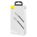 Кабель Type-C/Type-C 2 м Baseus Cafule Series Metal 100 Вт 5 А чорний