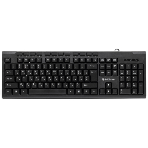 Клавіатура дротова Hölmer K-01OF чорний