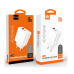 Зарядний блок живлення USB+Type-C WUW C208 30 W білий