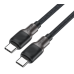 Кабель Type-C/Type-C 1.2 м ACEFAST C10-03 60 Вт 3 A чорний Кабель Type-C/Type-C 1.2 м ACEFAST C10-03 60 Вт 3 A чорний