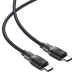Кабель Type-C/Type-C 1.2 м ACEFAST C10-03 60 Вт 3 A чорний Кабель Type-C/Type-C 1.2 м ACEFAST C10-03 60 Вт 3 A чорний