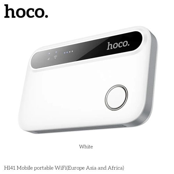 Мобільний портативний WiFi HOCO HI41 Білий new