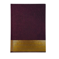 Щоденник недатований А5 лінія 288 аркушів Buromax BM2052-13 Parallel бордовий