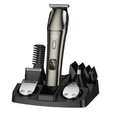 Машинка для стрижки HOCO HP26 600 mAh. IPX6. Multi-function electric clipper grooming set Metal Gray new