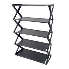 Полиця для взуття відкрита 64.5 х 18.5 х 42 см пластик чорний