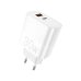 Зарядний блок живлення USB+Type-C WUW C208 30 W білий Зарядний блок живлення USB+Type-C WUW C208 30 W білий