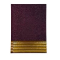 Щоденник недатований А5 лінія 288 аркушів Buromax BM2052-13 Parallel бордовий