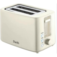 Тостер Dario DT1007 750 Вт 2 відділення бежевий VLG new