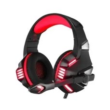 / Дротові геймерські ігрові навушники з підсвічуванням та мікрофоном JC-168 чорно-червоні