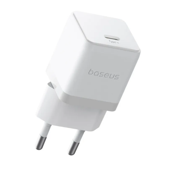 Зарядний блок живлення Type-C Baseus Palm 30 W 3 A білий
